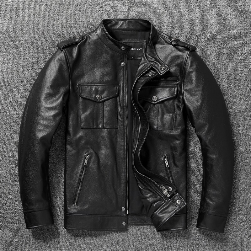 Genuine Leather Man Jackets Sl - огляд і ціна Riding Jacket Leather