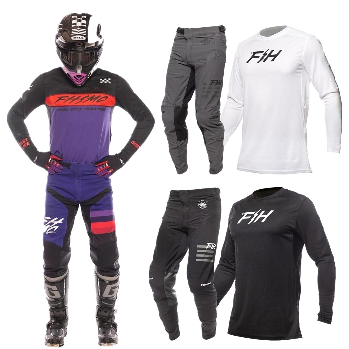 2026 FH Motocross Gear Set Top - огляд і ціна Motorcycle Wearing Gear