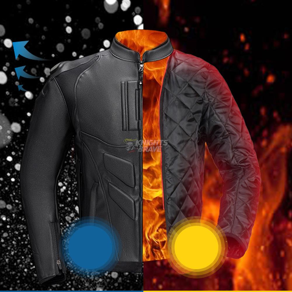 GHOST RACING Winter Motorcycle - огляд і ціна Riding Jacket Leather