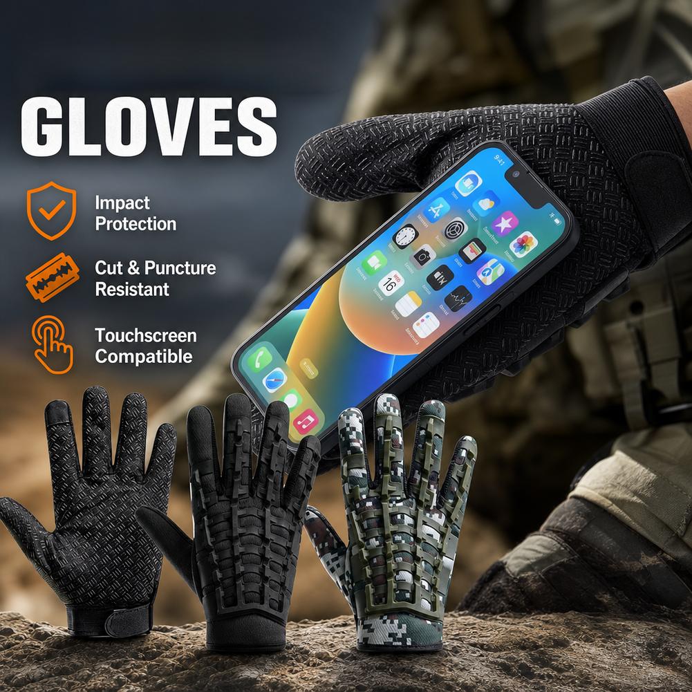Tactical Gloves Touchscreen Mo - огляд і ціна Motorcycle Gear Gloves