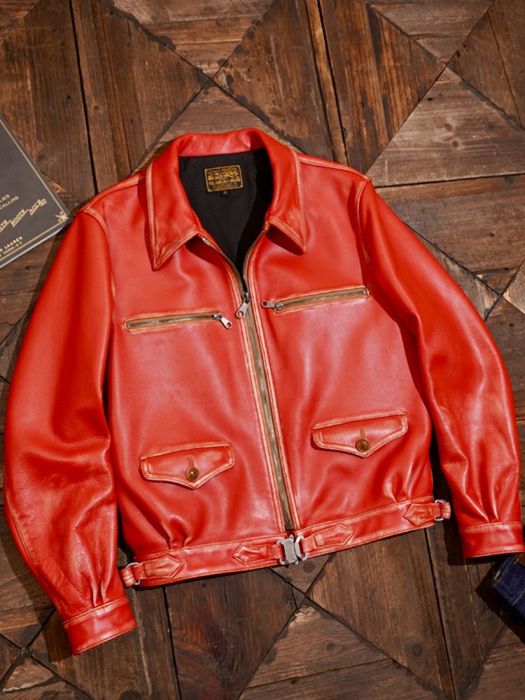 Mens Autumn Winter Cowhide Gen - огляд і ціна Riding Jacket Leather