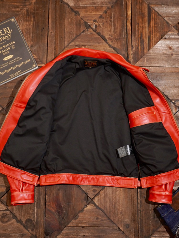 Mens Autumn Winter Cowhide Gen - огляд і ціна Riding Jacket Leather