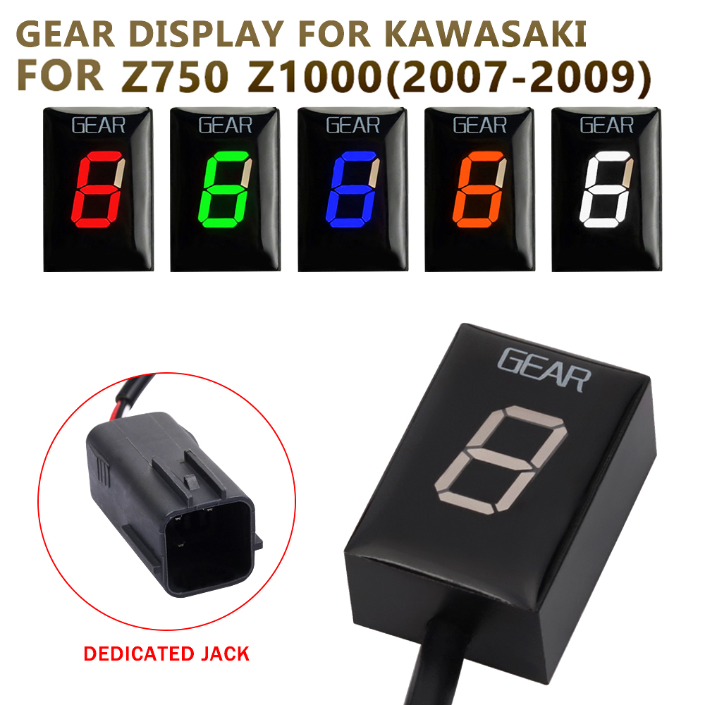 For Kawasaki Z750 Z1000 Z-750  - огляд і ціна Motorcycle Gear Display