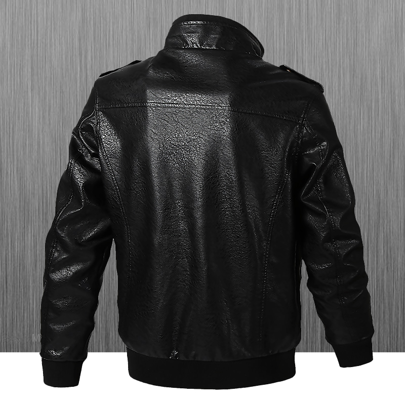 Slim Fit Biker Leather Jacket  - огляд і ціна Riding Jacket Leather