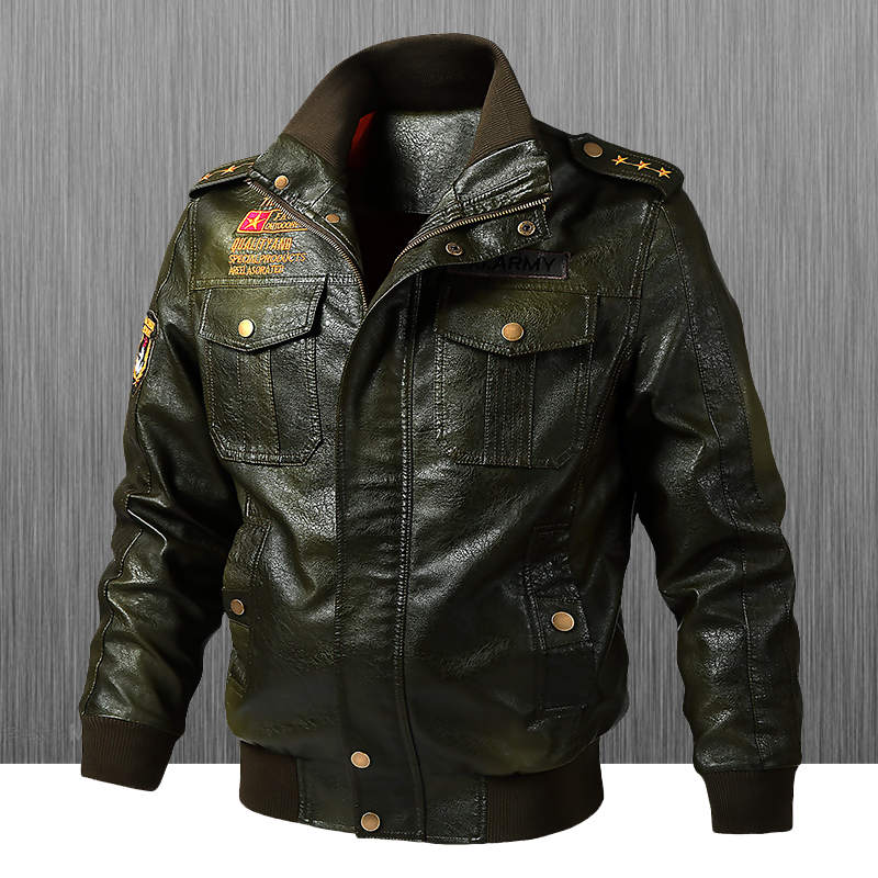 Slim Fit Biker Leather Jacket  - огляд і ціна Riding Jacket Leather