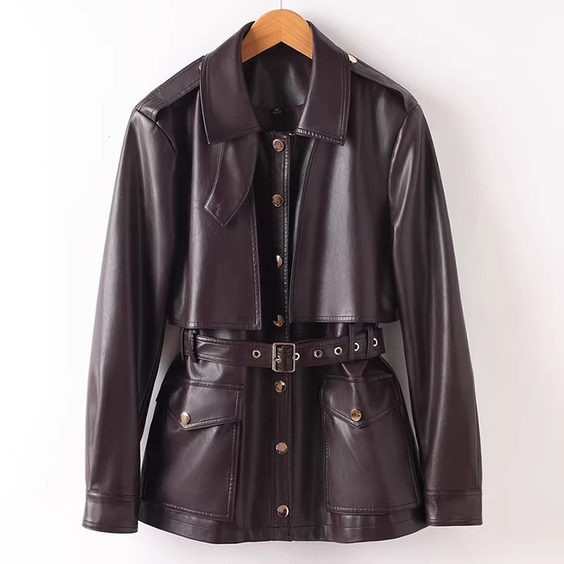 New Women Split Leather Motor  - огляд і ціна Riding Jacket Leather