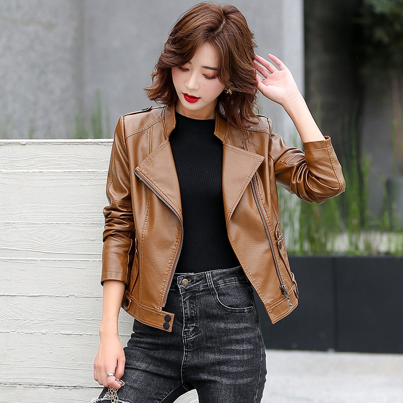M-5XL New Women Leather Jacket - огляд і ціна Riding Jacket Leather