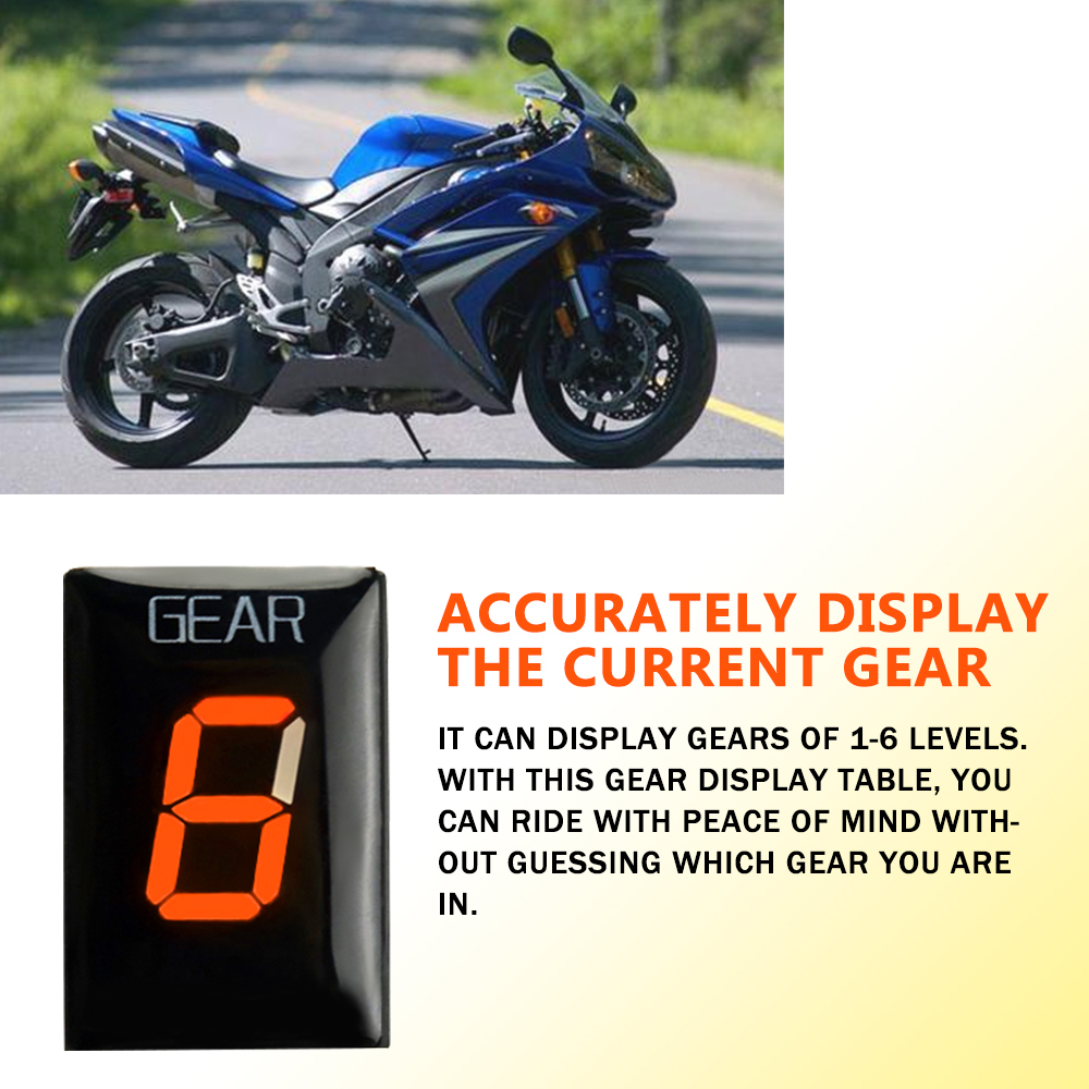 For YAMAHA YZF-R1 YZFR1 YZF-R6 - огляд і ціна Motorcycle Gear Display